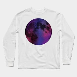 Watercolor moon Long Sleeve T-Shirt